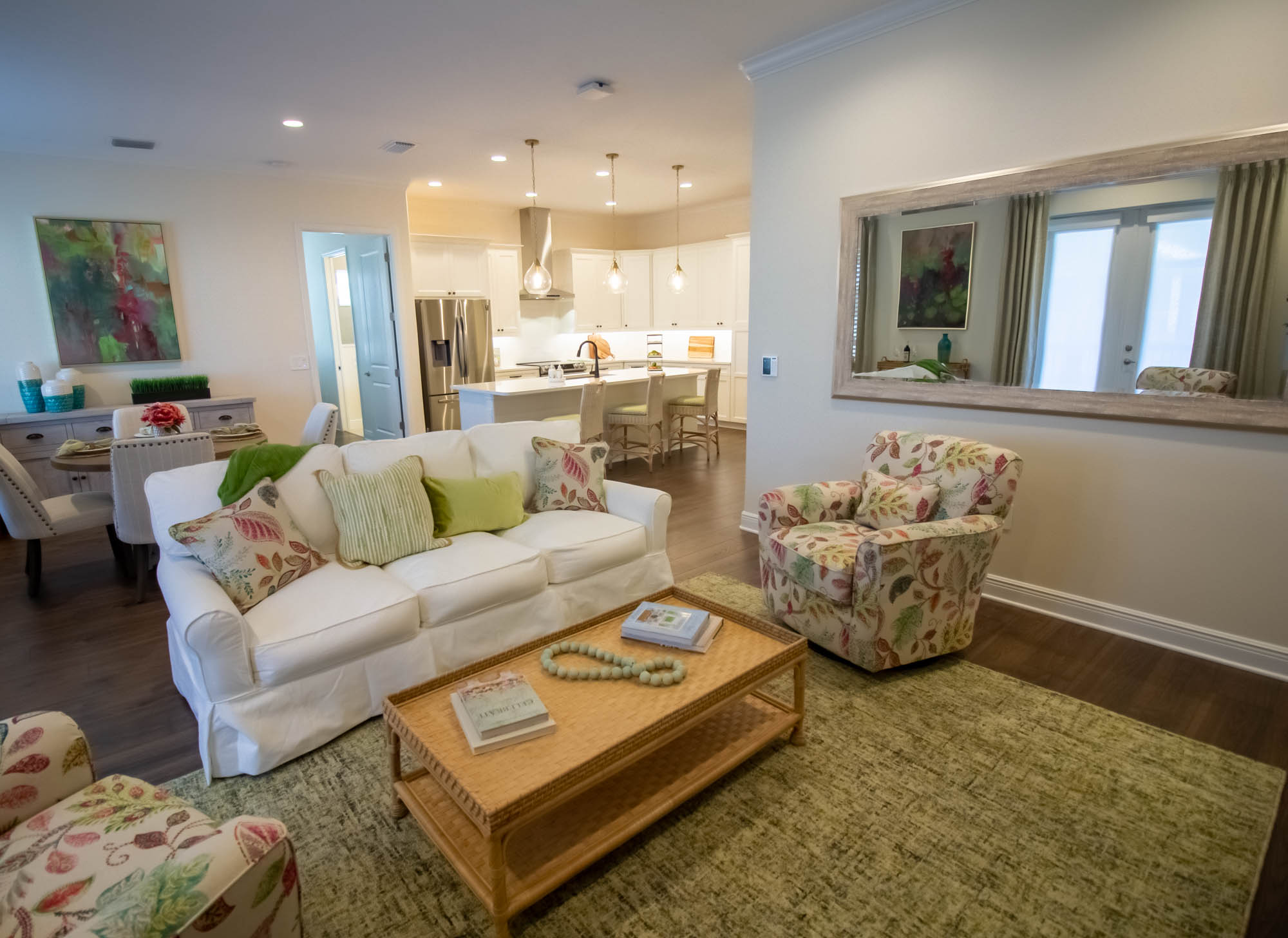 living room in the cottages