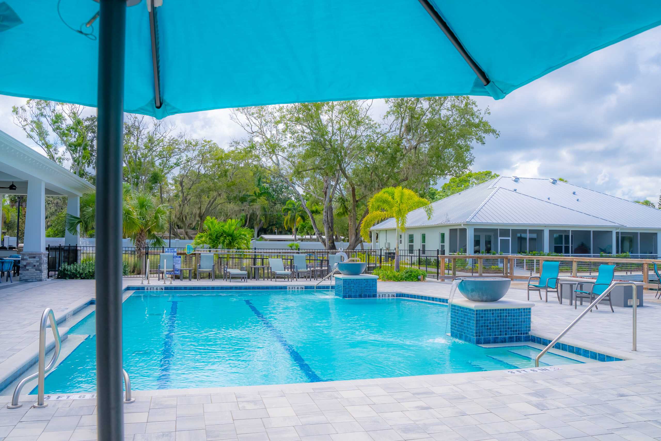 pool view at buena vida estates